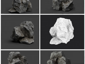 rock collection 006 3D Model