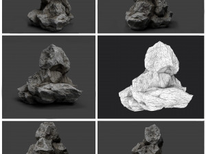 rock collection 006 3D Model