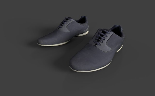 pair of shoes 3D 模型 .c4d .max .obj .3ds .fbx .stl .blend 