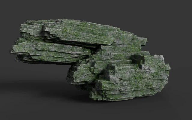 rock 8-1 3D Model .c4d .max .obj .3ds .fbx .stl .blend 