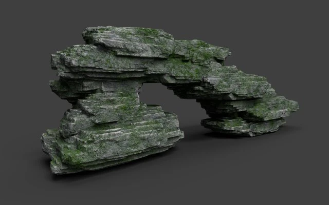 rock 8-2 3D Model .c4d .max .obj .3ds .fbx .stl .blend 