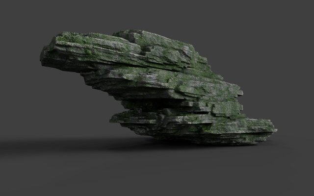 rock 8-4 3D Model .c4d .max .obj .3ds .fbx .stl .blend 