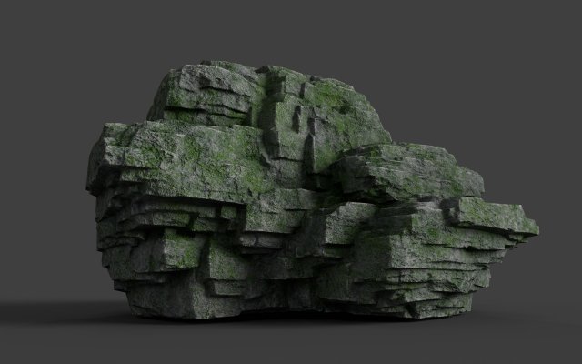 rock 8-7 3D 모델 .c4d .max .obj .3ds .fbx .stl .blend 