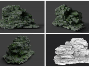 rock collection 008 3D Model