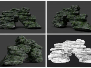rock collection 008 3D Model
