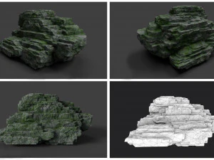 rock collection 008 3D Model