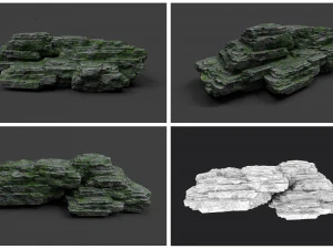 rock collection 008 3D Model