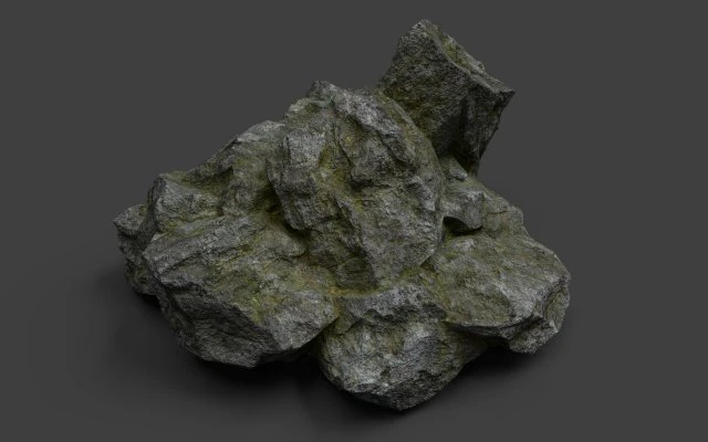 rock 7-1 3D Model .c4d .max .obj .3ds .fbx .stl .blend 