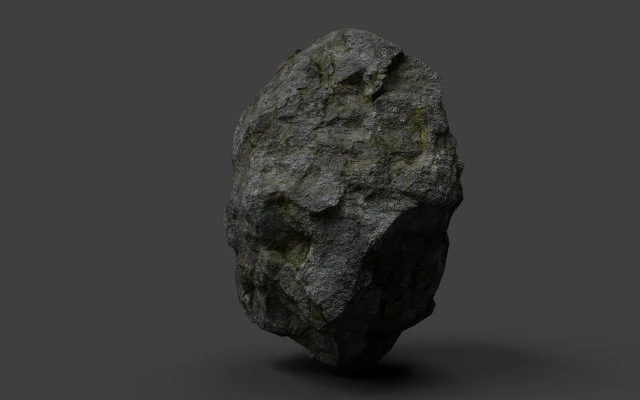 rock 7-4 3D Model .c4d .max .obj .3ds .fbx .stl .blend 