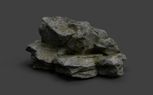 rock 7-5 3D-Modell .c4d .max .obj .3ds .fbx .stl .blend 