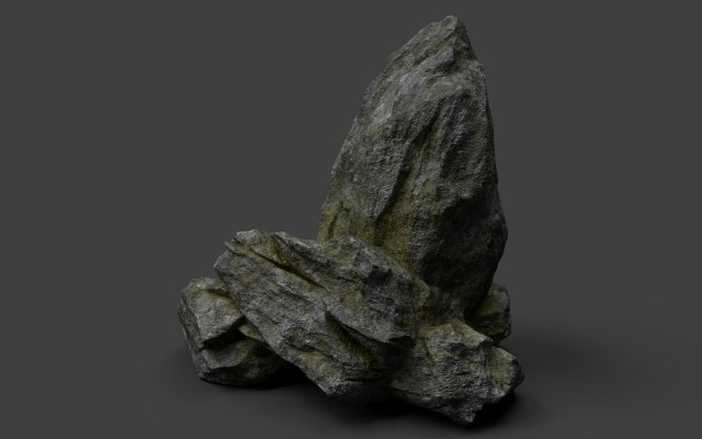 rock 7-9 Model 3D .c4d .max .obj .3ds .fbx .stl .blend 