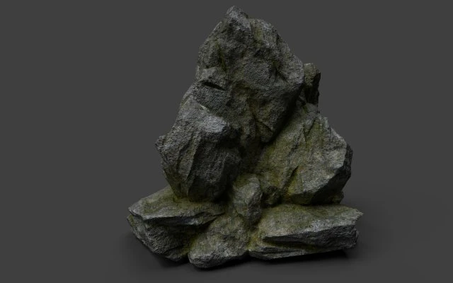 rock 7-10 3D Model .c4d .max .obj .3ds .fbx .stl .blend 