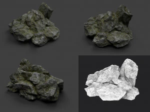 rock collection 007 3D Model