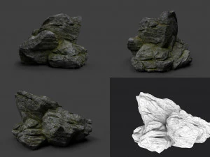 rock collection 007 3D Model
