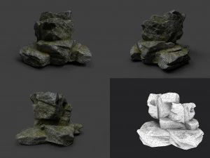 rock collection 007 3D Model