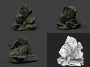 rock collection 007 3D Model