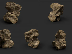 desert rock collection 010 3D Model