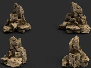 rock collection 011 Modèle 3D