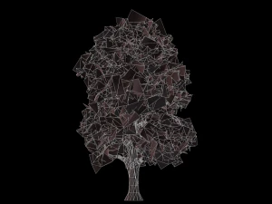 folha larga 008 Modelo 3D