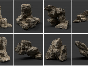 rock collection 012 3D मॉडल