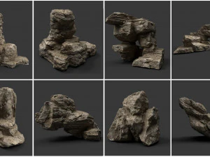 cole&ccedil;&atilde;o de pedras 012 Modelo 3D