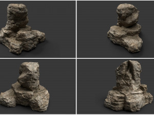 rock collection 012 Modèle 3D