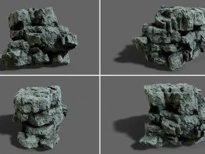 rock collection 014 3D Model