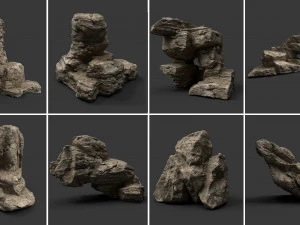 cole&ccedil;&atilde;o de pedras 013 Modelo 3D