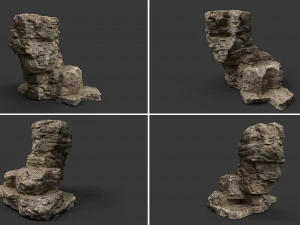 rock collection 013 3D Model