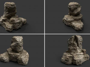 rock collection 013 3D Model