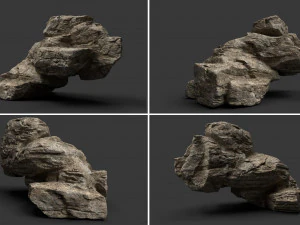 rock collection 013 3D Model