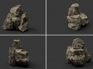 rock collection 013 3D Model