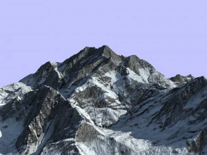snow mountain 3D Model