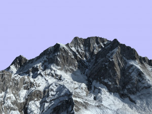 snow mountain 3D 모델