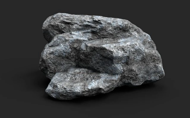 rock 16-3 3D Model .c4d .max .obj .3ds .fbx .stl .blend 