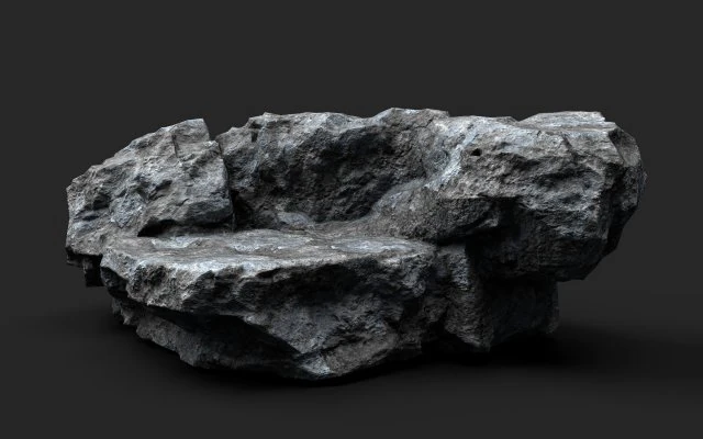 rock 16-4 3D Model .c4d .max .obj .3ds .fbx .stl .blend 