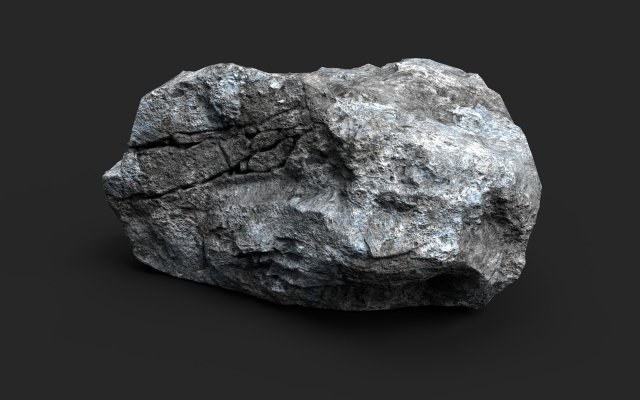 rock 16-4 3D Модель .c4d .max .obj .3ds .fbx .stl .blend 