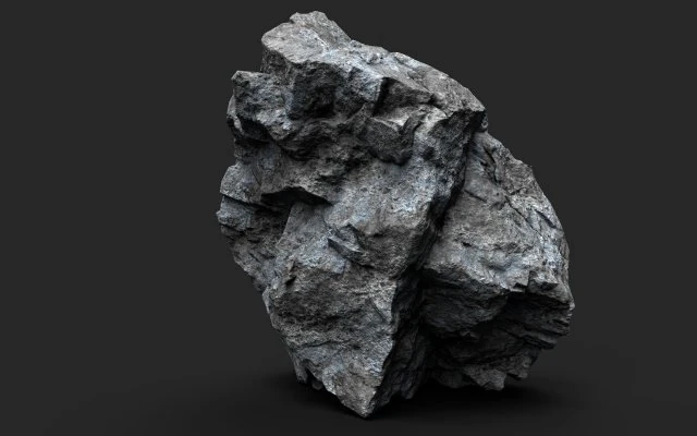 rock 16-6 3D Model .c4d .max .obj .3ds .fbx .stl .blend 