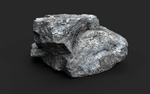 rock 16-8 3D Model .c4d .max .obj .3ds .fbx .stl .blend 