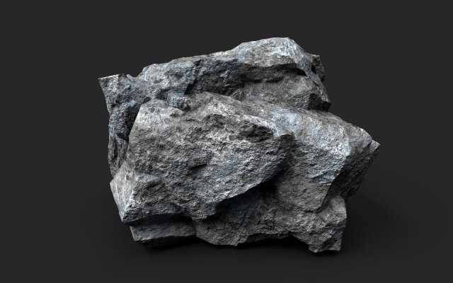 rock 16-9 Model 3D .c4d .max .obj .3ds .fbx .stl .blend 