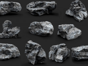 rock collection 016 3D Model