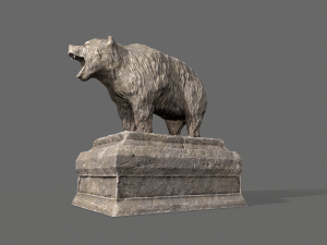 bear statue 3D Model