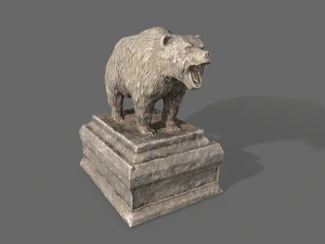 bear statue 3D Model
