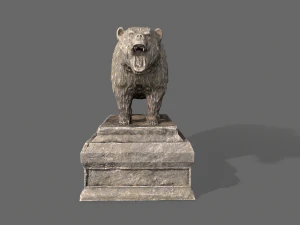 bear statue 3D Model