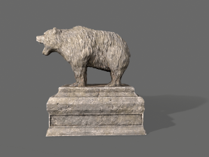 bear statue Modelo 3D