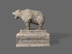 bear statue 3D Model
