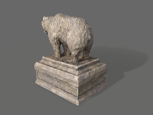 bear statue Modelo 3D