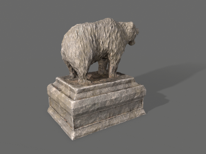 bear statue Modelo 3D