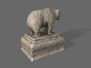 bear statue 3D Model