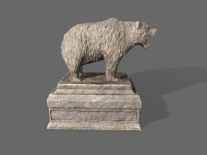 bear statue 3D Model